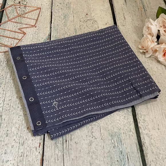 Ivivva Lululemon purple Infiniti village scarf grey striped buttons girls arrows - Picture 2 of 7